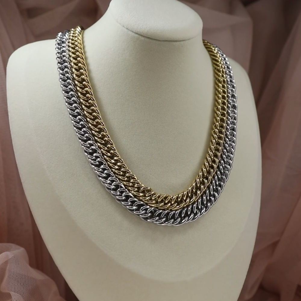 Stainless Steel 
Elegant Gold or Silver Chain Necklaces